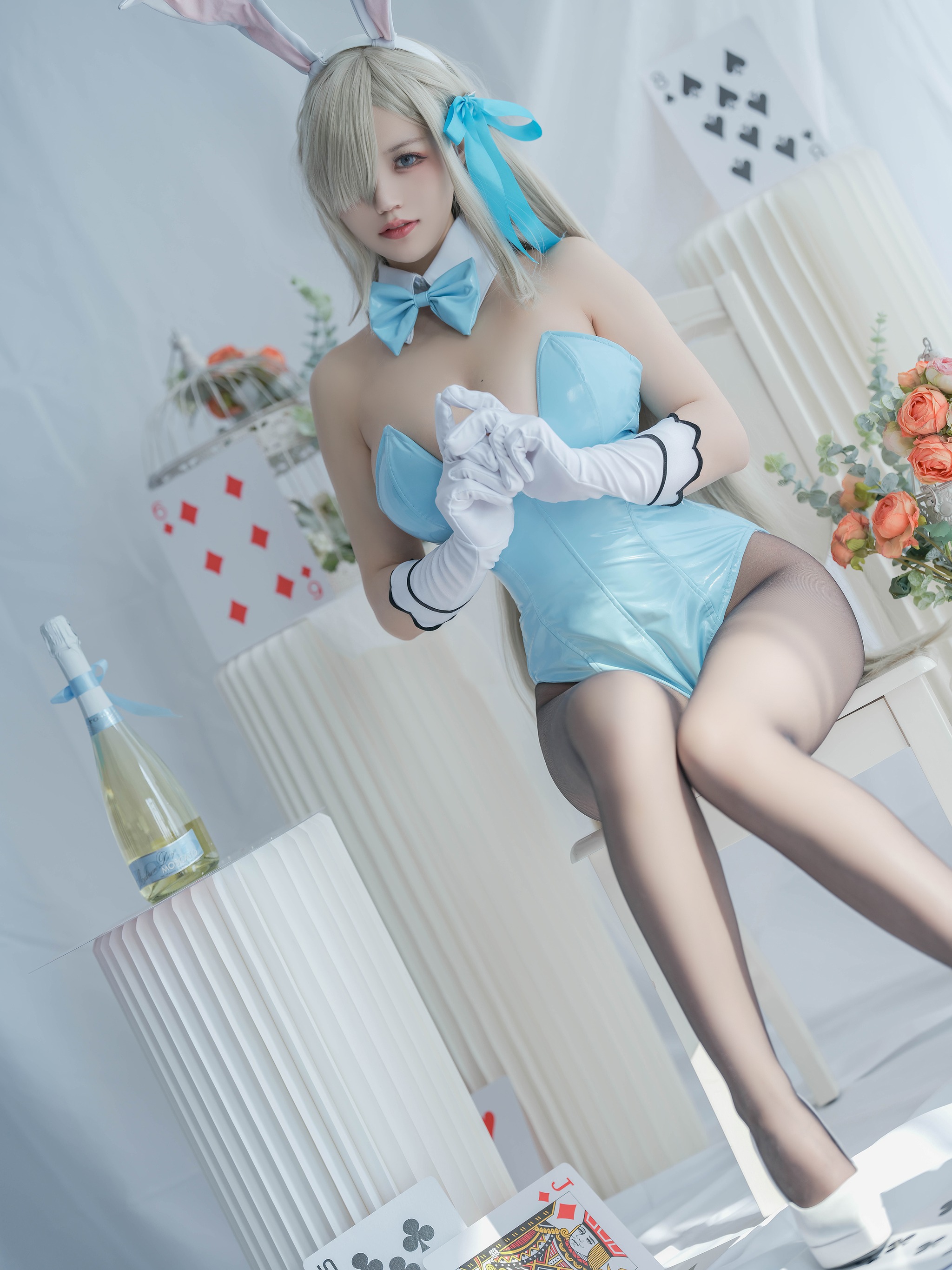 图片[1]-小仓千代w – NO.031 明日奈兔女郎[22P]-XikXak
